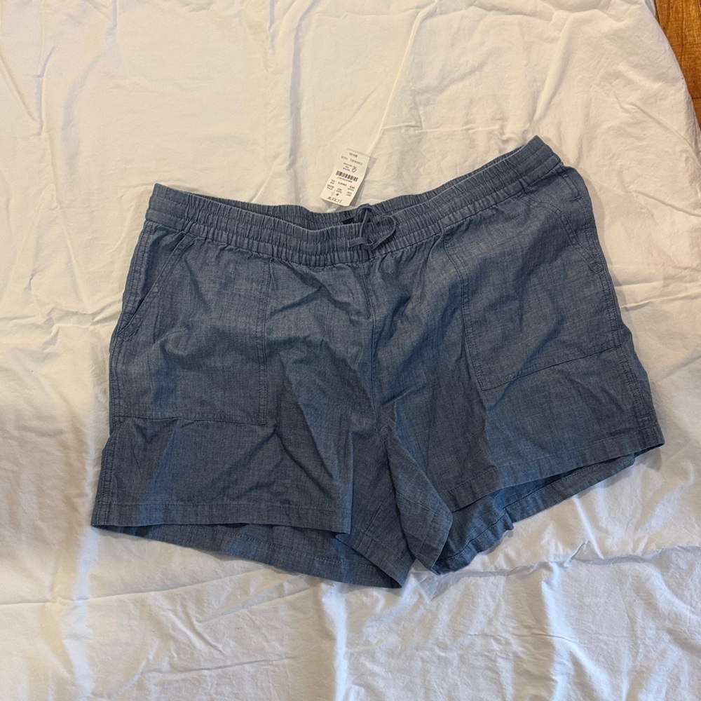 J. Crew Factory Chambray Women's Cargo Shorts